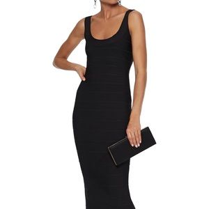 NWT Herve Leger Full Length Bandage Dress XXS